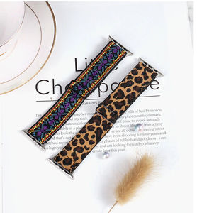 Bracelet de montre en nylon élastique réglable à double boucle Upro pour Apple Watch 38 mm 40 mm 42 mm 44 mm 45 mm 49 mm - Product Image 5