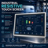 Mochuan Pantalla Táctil HMI Modbus de Bajo Costo TFT de 15.6 Pulgadas MC-H156E TCP RTU para Automatización PLC