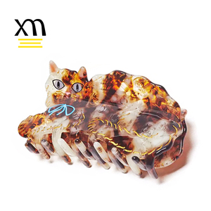 Pinzas de Pelo con Diseño Personalizado Xinmei, Pinzas de Pelo con Forma de Garra de Animal, Pinzas de Pelo Divertidas de Acetato de Celulosa Biodegradable con Logotipo - Product Image 2