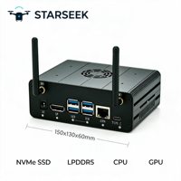 Tarjeta de procesamiento de señales Starseek XS-AI-Core con arquitectura Ampere, GPU para IA, 67TOPS, controlador de computación en el borde, detección de drones