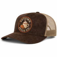 Casquettes Trucker 5 Panneaux Brodés Personnalisables à Faible MOQ, Vente en Gros, Conception de Votre Propre Lettrage, Marque Privée