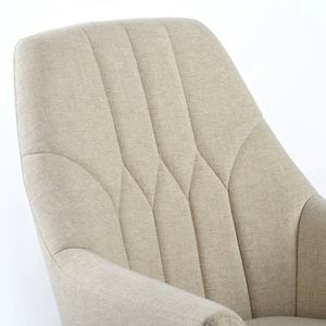 TEFFUL-Mecedora de ocio moderna con taburete, mecedora tapizada de madera ecológica para sala de estar y oficina en casa - Product Image 6