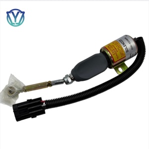 Électrovanne d'arrêt de carburant pour générateur 232C-1115030 12V C3415441 24V, Vanne d'extinction 232C-1115030 24V, Vanne d'extinction moteur 232C-1115030A 24V pour 6112 - Product Image 2