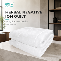 Couette Anyangshu à base de plantes infusées, libère plus de 3000 ions négatifs, moelleuse, douce pour la peau, literie d'intérieur pour un sommeil réparateur