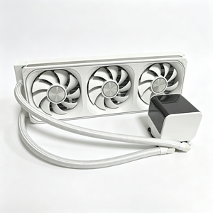 SM-3SX-360B/W 360mm AIO <span class=keywords><strong>CPU</strong></span>-Kühler, Duales Digitales Display mit Gebogenem Magnetdesign, ARGB-Lüfter, für Intel 115X/1700/1851 & AM4/AM5 - Product Image 2