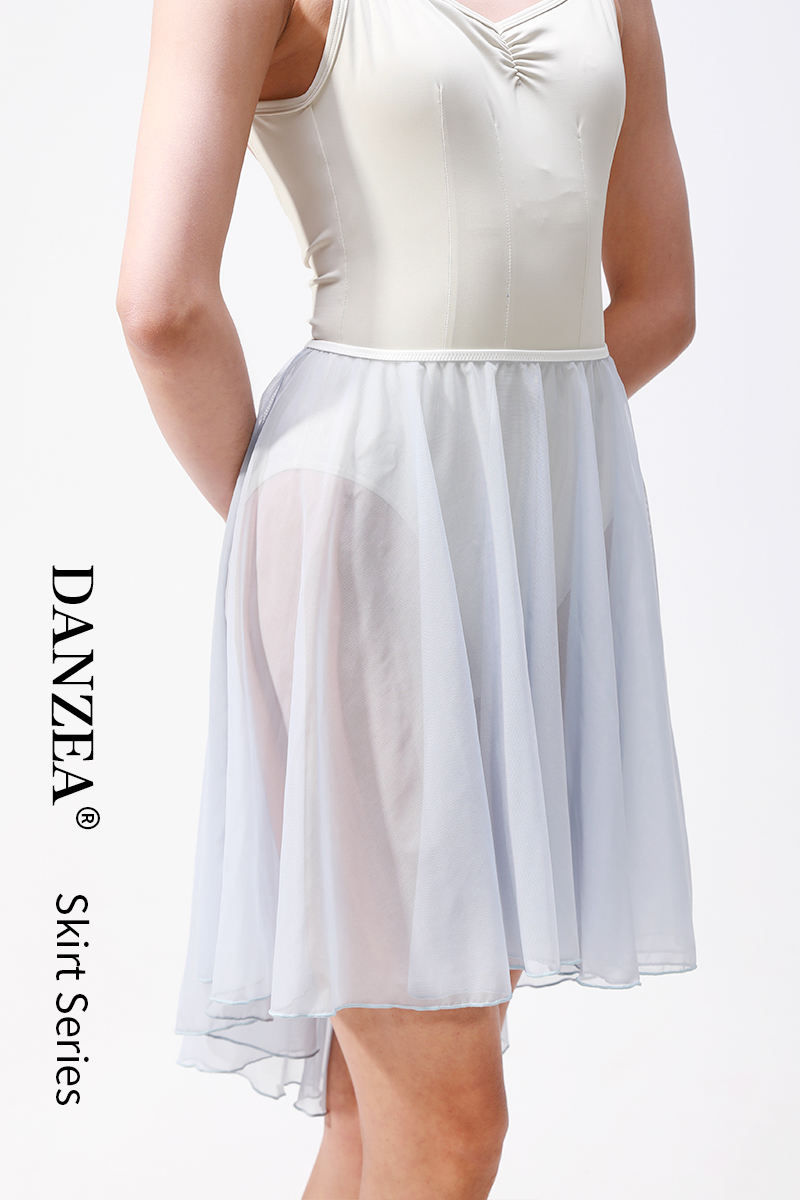 [haze blue] narrow waist dress