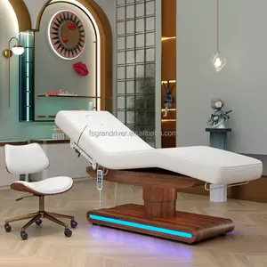 Diskon Besar Kosmetik Elektrik Tempat Tidur Dapat Disesuaikan Furnitur Spa Meja Pijat Tempat Tidur Wajah untuk Salon Kecantikan