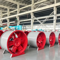 Ventilateur d'extraction de fumée d'incendie puissant 380V à flux axial pour usine