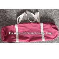 Parasol de plage carré personnalisé 2m, toile RPET de qualité supérieure, protection UPF, coupe-vent, indispensable pour l'extérieur