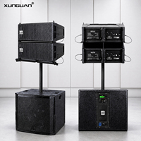 Système de sonorisation Line Array R206+A+RD-H15SA, ensemble de haut-parleurs double 6 pouces et caisson de basses 15 pouces 2*500W pour location de scène, concerts, spectacles
