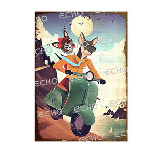 Venta caliente Pet Wall Signs 20X30CM Funny Dog Tin Sign Ella también necesita un Dachshund Metal Sign - Product Image 5