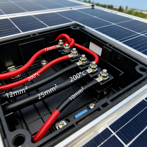 Cable de Batería de Silicona de <span class=keywords><strong>7</strong></span> AWG 12mm²/10mm², Resistente a los Rayos UV, Flexible, de Cobre Estañado, para Caravanas y Embarcaciones en Australia - Product Image 2