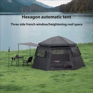 Carpa Plegable Portátil de Apertura Rápida Automática para Exteriores, Tipo Diagonal, de Una Habitación, para las Cuatro Estaciones, de Oxford Ecológico, Resistente al Sol - Product Image 3