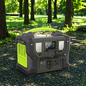 Generador de Energía Solar Portátil de Emergencia OEM, Banco de Energía para Teléfono Móvil, Sistema de Batería de Litio, Estación de Energía de 500w con Luz - Product Image 1