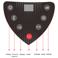 Masseur de pieds Shiatsu avec chaleur infrarouge, vibrations, compression d'air, rouleaux chauffants électriques pour les jambes et les mollets