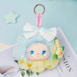 En stock 100% auténtico 8 piezas/caja Adorables muñecas de peluche de la <span class=keywords><strong>serie</strong></span> Emma Flower Seasons, cajas sorpresa con colgantes y llaveros de vinilo Kawaii - Product Image 4