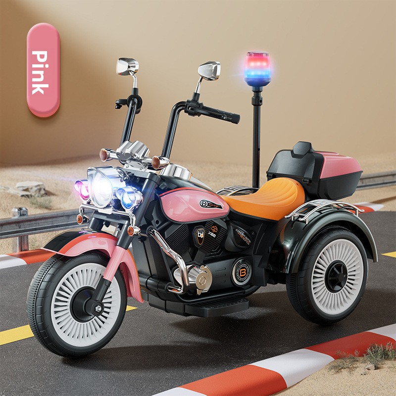 Pink 12v7 dual drive + alarm + remote control