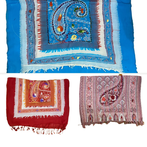 Fine Material Indian Ethnic <b>Wool</b> Stole Handcrafted Woven <b>Scarf</b> Soft Warm Wrap for Winter Wear Daily Fashion and Styling - Product Image 6