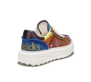 Sneakers plateforme de créateur en cuir véritable, semelle épaisse, mode streetwear, chaussures décontractées pour femmes et hommes - Product Image 6