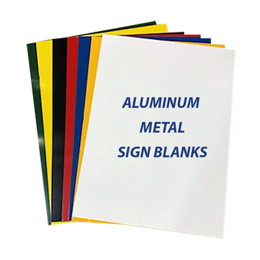 Blank Geanodiseerd Aluminium Naamplaatjes Licentie Platen Sublimatie Aluminium 12X18