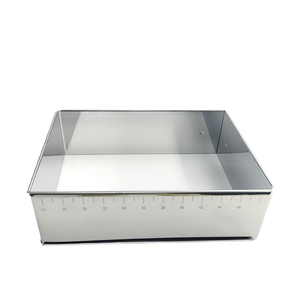 Molde Rectangular de Acero Inoxidable para Tiramisú, Mousse y Cheesecake, Apto para <span class=keywords><strong>Horno</strong></span>, Ecológico, Ajustable - Product Image 2
