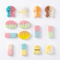 Factory Wholesale Swedish Style Gummy Candy Custom Assorted Fruity Soft Chewy Confectionery Sweet Casual Snacks