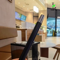 Nouveau modèle de chicha électrique carrée, alimentée par batterie, écologique, portable, pour les voyages, les fêtes, les bars, les cafés, sans charbon, chicha