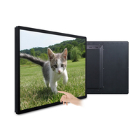 Écran tactile capacitif 10 points 49''/50'' HD 1080p 16:9 IP65 étanche Série professionnelle OEM RS232 Cadre ouvert