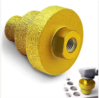M10 M14 Filetage 20-35-50mm Étape Diamant Chanfrein Foret Angle Meuleuse Trou Scie pour Marbre Carrelage Maçonnerie Béton Porcelaine