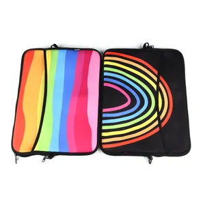 Custom LOGO high quality neoprene laptop bags sublimation print computer cover