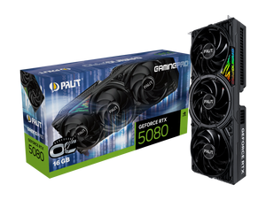 การ์ดจอ PALIT RTX 5080 GamingPro 16GB ใหม่ 256 บิต GDDR7 30Gbps PCI-E5.0 ARGB GPU การ์ดแสดงผลสำหรับเล่นเกมสำหรับพีซีตั้งโต๊ะ - Product Image 1