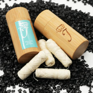 可定制的30m打蜡牙线器，用竹盒 - Product Image 2