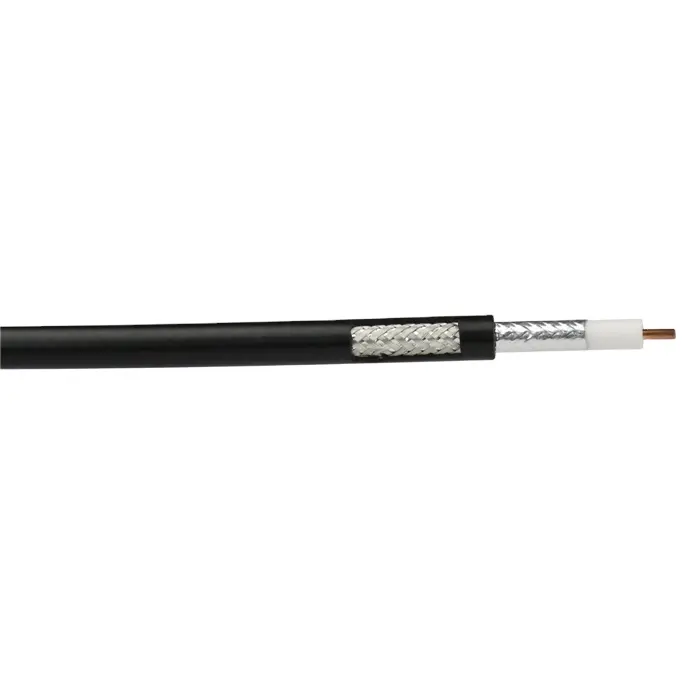 Fuente de la fábrica de alto rendimiento RG6 cable coaxial 75ohm para CCTV