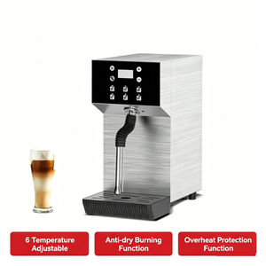 <span class=keywords><strong>Montalatte</strong></span> Elettrico Commerciale da Banco 5L in Acciaio Inox, Riscaldatore e Schiumatore Automatico per Hotel e Ristoranti - Product Image 1