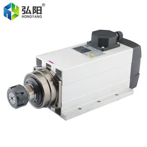 Modèle de <span class=keywords><strong>moteur</strong></span> de <span class=keywords><strong>broche</strong></span> HQD GDF60-18Z/6.0 fréquence nominale 300Hz tension nominale 220V 4 pièces portant le <span class=keywords><strong>moteur</strong></span> de <span class=keywords><strong>broche</strong></span> de tour CNC - Product Image 1