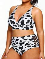 Surdimensionné Femmes Plus La Taille Bikini Taille Haute Contrôle Du Ventre Maillots De Bain Grande Taille Deux Pièces Maillots De Bain Maillots De Bain