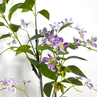 Großhandel 130cm Künstliche Jasmin-Seidenblumen Künstliche Bonsai-Pflanze Kunstblumen für Innendekoration