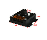 Contrôleur de gradateur de bouton manuel de couleur unique 360W 30A 360W LED gradateur pour l'utilisation de boîtes à lumière publicitaires 12V