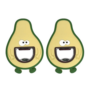Ouvre-bouteille magnétique en forme de fruit personnalisé en gros, ananas, avocat, aimant de réfrigérateur - Product Image 4