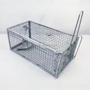 <span class=keywords><strong>Cage</strong></span> de piège à souris en fil d'acier de fer noir de haute qualité - Product Image 3