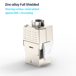 Linkwylan KJ169 40G Cat <span class=keywords><strong>8</strong></span> Keystone Jack 2000MHz Cat8 Module Keystone <span class=keywords><strong>RJ45</strong></span> Cat8 prise pour plaque frontale et panneau <span class=keywords><strong>de</strong></span> raccordement - Product Image 4