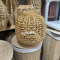 Lumière en papier tissé en osier personnalisée moderne Décoration intérieure pour chambre d'enfant Salon