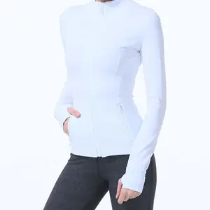 Giacca Yoga giacca sportiva da allenamento da donna giacca da Yoga ad asciugatura rapida per il Fitness top attillati attillati