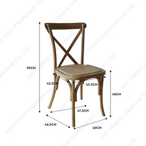 Matrimonio impilabile banchetto pranzo legno grano di plastica X schienale <span class=keywords><strong>in</strong></span> <span class=keywords><strong>resina</strong></span> sedia a tracolla <span class=keywords><strong>per</strong></span> evento - Product Image 2