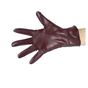 European American Russian Women's Colorful Touchscreen Sheepskin Genuine Leather <b>Gloves</b> Winter <b>Warm</b> Fleece <b>Gloves</b> for Daily Use - Product Image 4