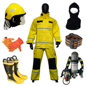 Combinaison de pompier ignifuge EN469, uniforme de pompier en matériau NOMEX Aramid, coton, équipement de sauvetage incendie - Product Image 5