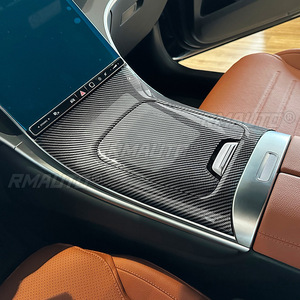 แผงคอนโซลกลางภายในรถยนต์ ฝาครอบแผงควบคุม สติ๊กเกอร์ตกแต่ง สำหรับ Mercedes-Benz GLC-Class X254 GLC260 GLC300 2023+ แต่งรถ - Product Image 5
