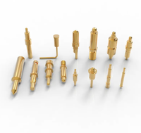 Connecteurs de précision en laiton plaqué or usinés CNC sur mesure, broches conductrices, fiches bananes, sondes pour modèles RC électroniques