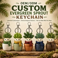 Porte-clés Mascotte Peluche Personnage Original CPC Personnalisé OEM ODM, Jouet Promotionnel en Peluche, Cadeau de Noël et de Fêtes