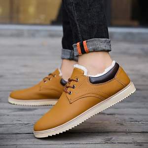 Chaussure de travail en cuir pu pour hommes, chaussures de planche décontractées, nouvelle collection - Product Image 3